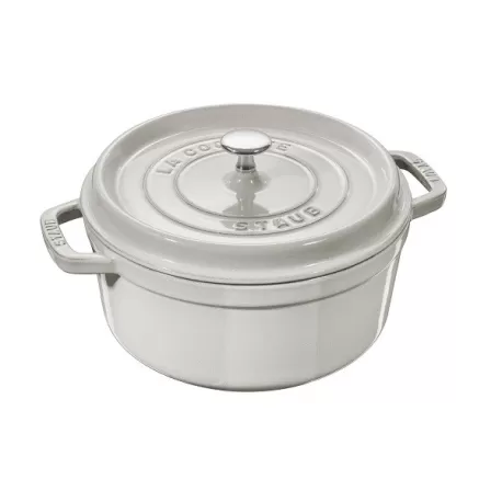 Cocotte in ghisa tonda tartufo bianco Cm. 22 - Staub
