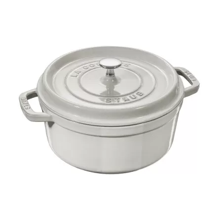 Cocotte in ghisa tonda tartufo bianco Cm. 24 - Staub