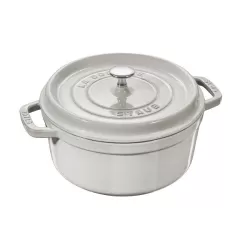 Cocotte in ghisa tonda tartufo bianco Cm. 28 - Staub
