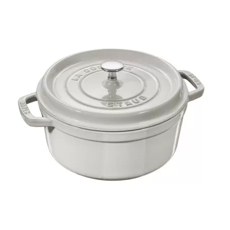 Cocotte in ghisa tonda tartufo bianco Cm. 28 - Staub