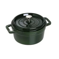 Cocotte in ghisa tonda verde basilico Cm. 22 - Staub