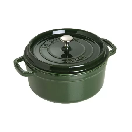 Cocotte in ghisa tonda verde basilico Cm. 26 - Staub