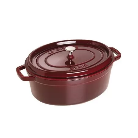Cocotte in ghisa ovale granata Cm. 29 - Staub