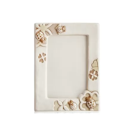 Portafoto piccolo coccinelle con vetro - Thun