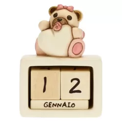 Calendario perpetuo da tavolo nascita bimba - Thun