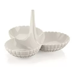 Antipastiera 'tiffany' bianco latte - Guzzini