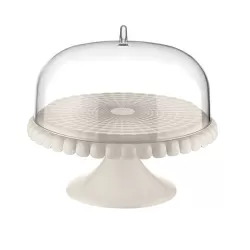 Alzata con campana piccola 'Tiffany' bianco latte - Guzzini