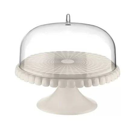 Alzata con campana piccola 'Tiffany' bianco latte - Guzzini