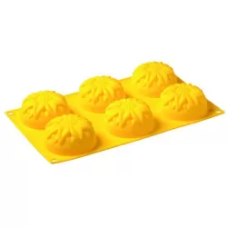 Stampo in silicone 6 porzioni Girasole - Pavoni