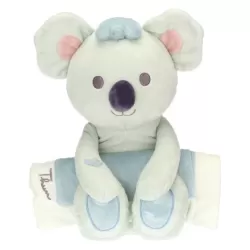 Coperta azzurra con Koala - Thun