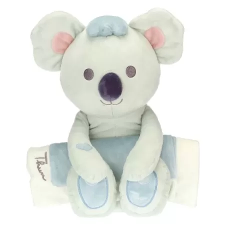 Coperta azzurra con Koala - Thun