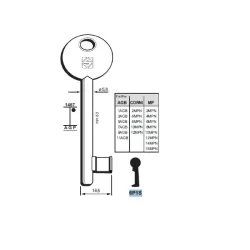 Chiave Passepartout , Patent - 6P1S - Silca