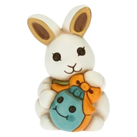 Coniglio Joy tenero con uovo azzurro - Thun