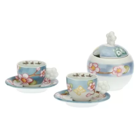 Set 2 tazzine caffe e zuccheriera Spring Life - Thun