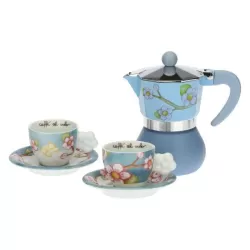 Set caffettiera e 2 tazzine caffe Spring Life - Thun