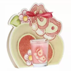 Candela Spring Life farfalla con cuore - flower essence - Thun