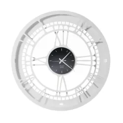 Orologio Royal 70, Bianco Marmo - Arti e Mestieri