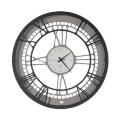 Orologio Royal 70, Ardesia e Nero - Arti e Mestieri