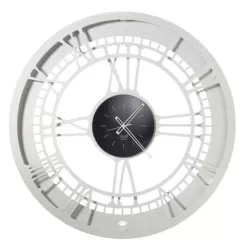 Orologio Royal 90, Bianco Marmo - Arti e Mestieri