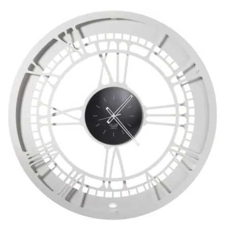 Orologio Royal 90, Bianco Marmo - Arti e Mestieri