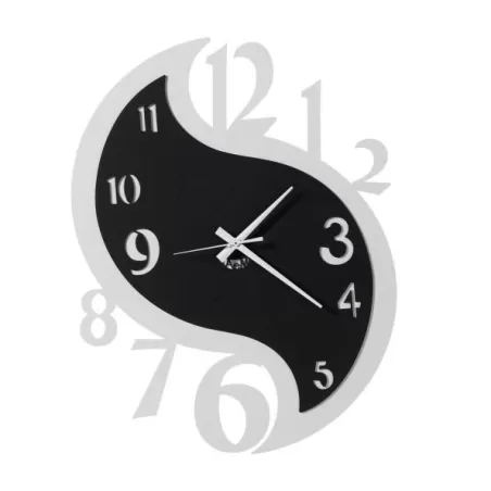 Orologio Karma, Bianco Marmo e Nero  - Arti e Mestieri