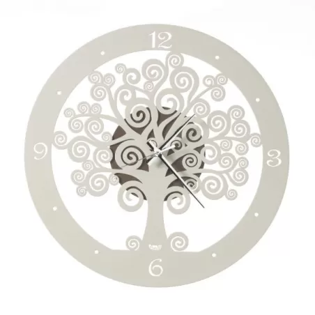 Orologio Albero Della Vita Piccolo, Bronzo e Avorio - Arti e Mestieri