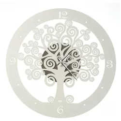 Orologio Albero Della Vita Grande, Bronzo e Avorio - Arti e Mestieri