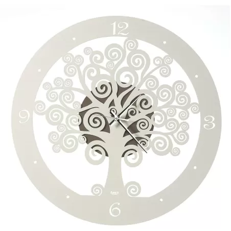 Orologio Albero Della Vita Grande, Bronzo e Avorio - Arti e Mestieri