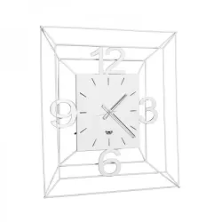 Orologio Prisma piccolo, Bianco - Arti e Mestieri