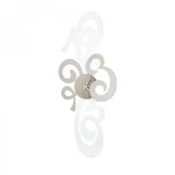 Orologio Truciolone, Sabbia e Bianco - Arti e Mestieri