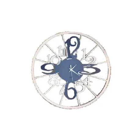 Orologio Kalesy small, Avio e Bianco - Arti e Mestieri