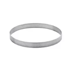 Anello microforato Ø 20x2 h cm inox - Decora