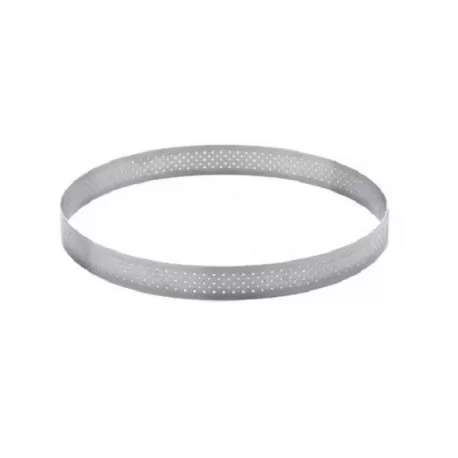 Anello microforato Ø 20x2 h cm inox - Decora