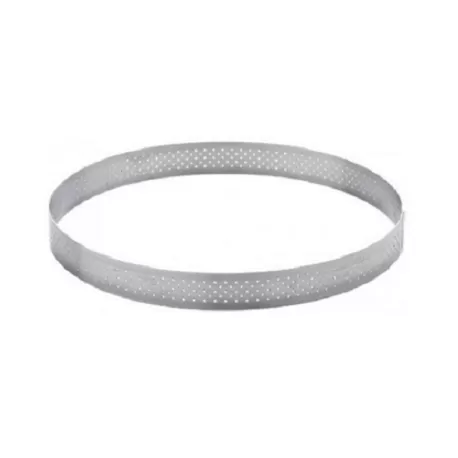 Anello microforato Ø 24x2 h cm inox - Decora