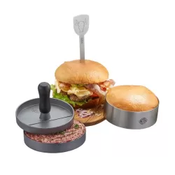 Set per hamburger bbq, 3 pezzi - Gefu