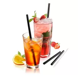 Cannuccia di vetro future, 4 pezzi - Gefu