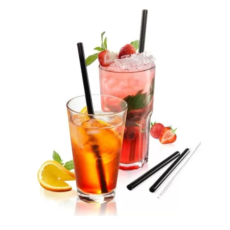 Cannuccia di vetro future, 4 pezzi - Gefu