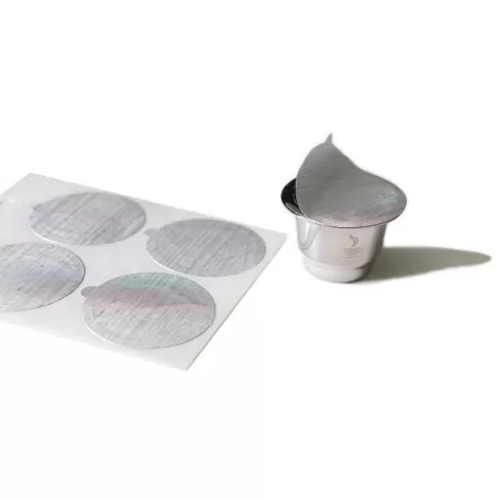 Adesivi salva aroma per capsule conscio, 80 pezzi - Gefu