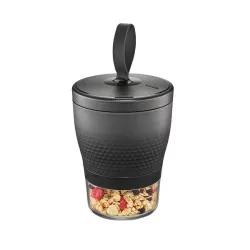 Snack box foodie, 570 ml e 185 ml, nero - Gefu