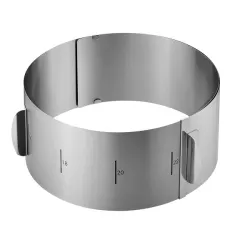 Anello per torta tondo xxl, alt. Cm. 10 - Gefu