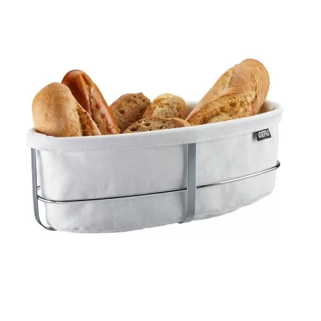 Paniere brunch, ovale bianco - Gefu