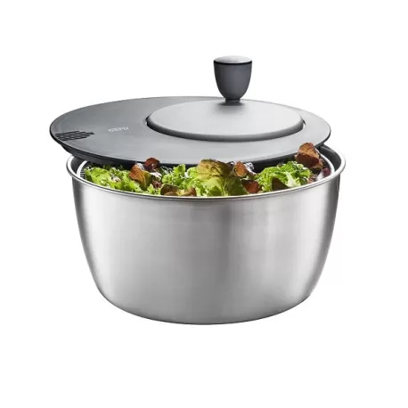 Lavainsalata rotare, acciaio inox - Gefu