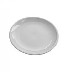 Piatto piano 23 roma bianco