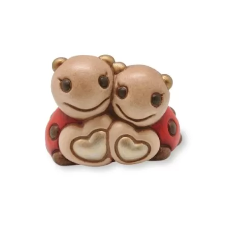 Coppia di coccinelle con cuori - Thun