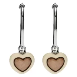 Orecchini Current con cuore - Thun