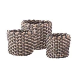 Cesti Intrecciati - Set 3 Pz - L'oca Nera