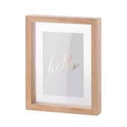 Portafoto Rettangolare Piccola Legno Chiaro - L'oca Nera