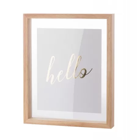 Portafoto Rettangolare Grande Legno Chiaro - L'oca Nera