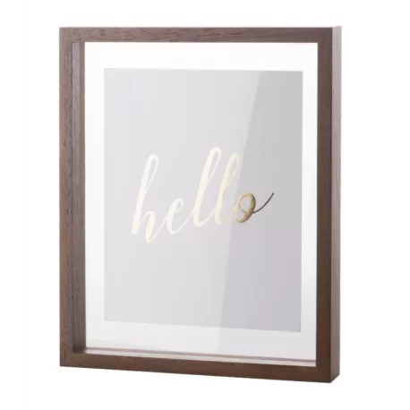 Portafoto Rettangolare Grande Legno Scuro - L'oca Nera