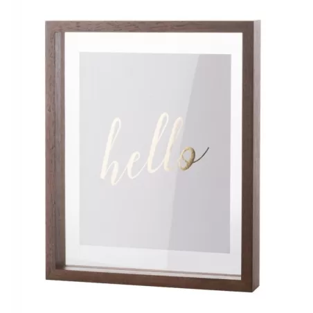 Portafoto Rettangolare Grande Legno Scuro - L'oca Nera